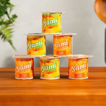 Yami Multi-Pack Mango/Orange Yogurt - 6 pack of 4 oz