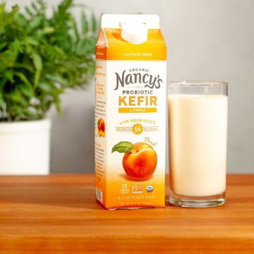 Nancy’s Lowfat Peach Kefir - 32 fl oz