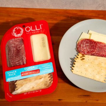 Olli Genoa Fontina Cracker Snack Pack - 2 oz