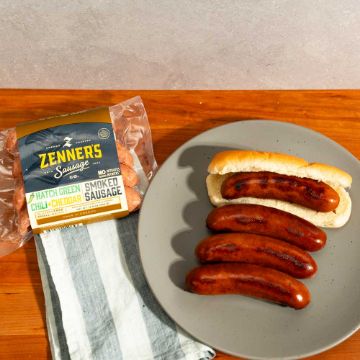 Zenner’s Hatch Green Chili & Cheddar Sausage - 12 oz