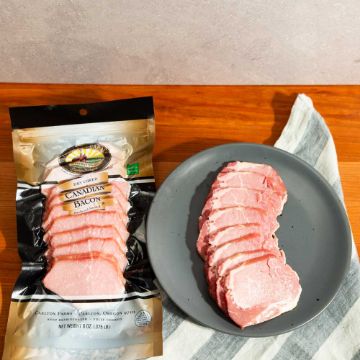 Carlton Farms Sliced Canadian Bacon - 6 oz