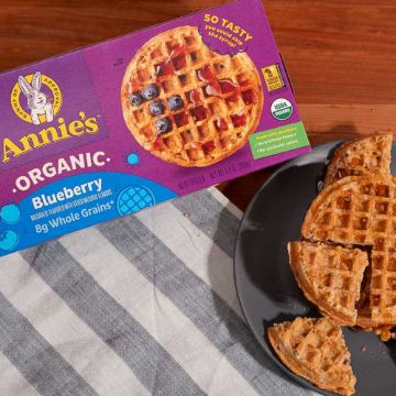 Annie's Organic Blueberry Waffles - 8 count