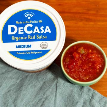 De Casa Organic Medium Red Salsa - 14 oz