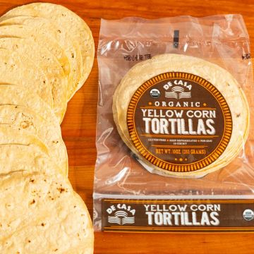 De Casa Organic Yellow Corn Tortillas - 10 oz