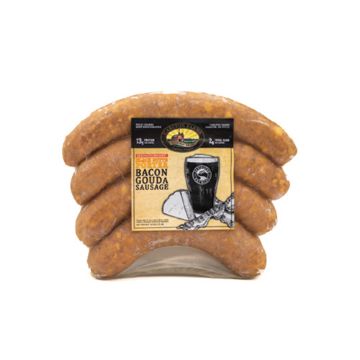 Carlton Farms Deschutes Brewery Bacon Gouda Sausage - 12 oz