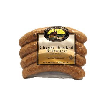 Carlton Farms Cheesy Bratwurst with Green Onion Sausage - 12 oz