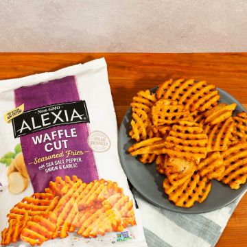 Alexia Seasoned Waffle Cut Fries - 15 oz