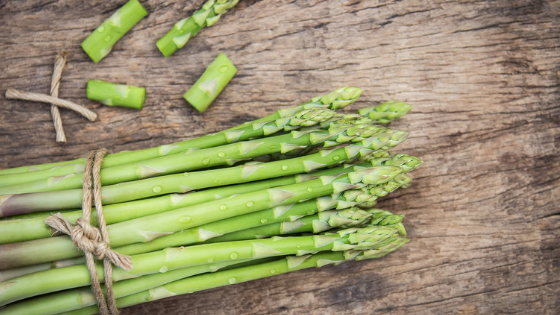Stalks of asparagus