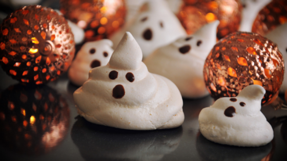 Ghost Meringues for Halloween | Smith Brothers Farms